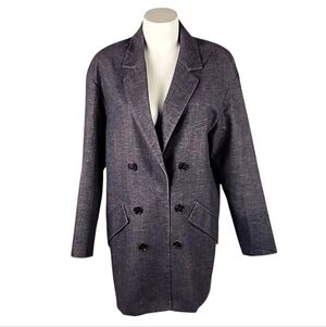 Coming Step Essentials N.Y Single Breasted Jacket Lined Size 1 Small Minimalist